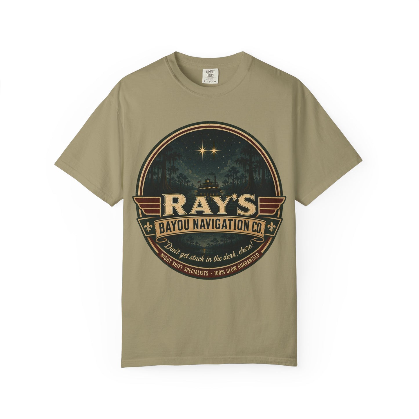 Ray’s Bayou Navigation Co. T-Shirt — Vintage Cajun Bayou Graphic Tee