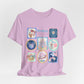 Meet Me On Main Street Cute Pastel Stamp Tee