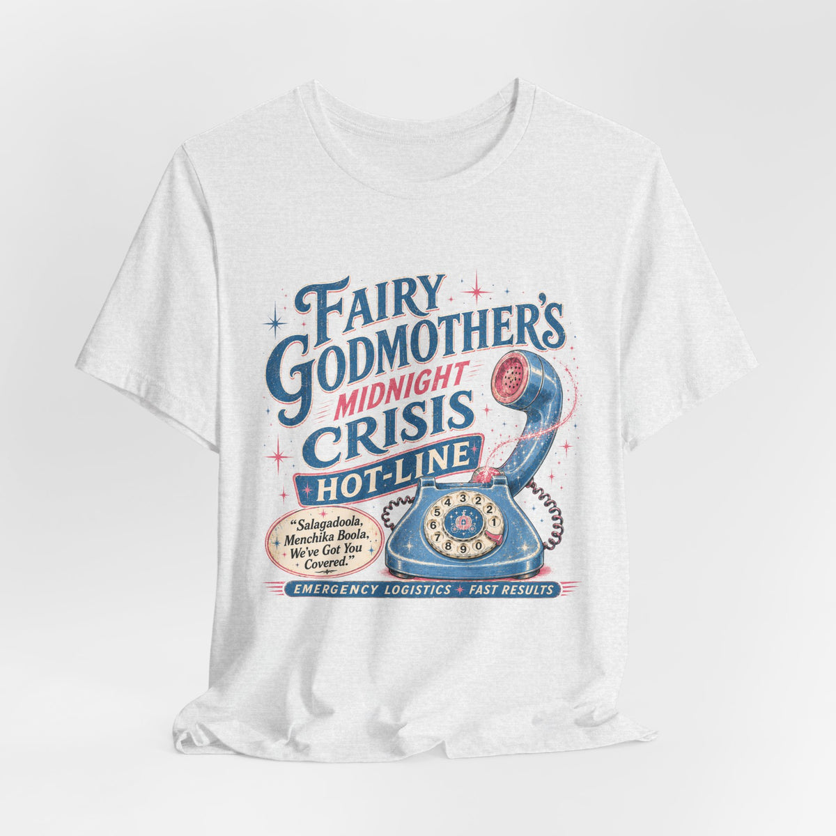 Fairy Godmother’s Midnight Crisis Hotline Tee