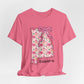 Alabama Floral State Tee — Pink Bow & Script