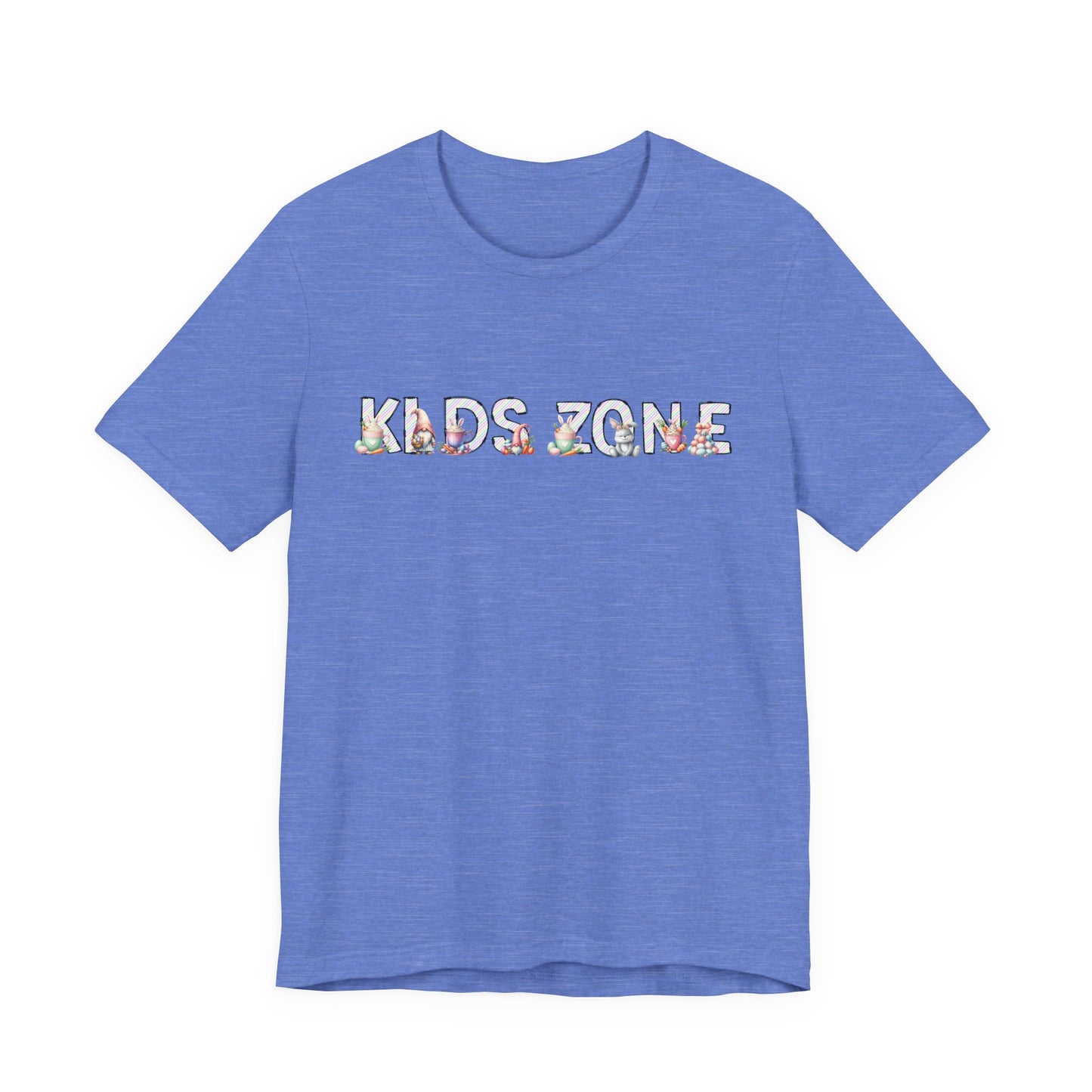 Kids Zone Daycare Easter T-Shirt — Easter Stripes