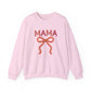 Faux Yarn Mama Ribbon Crewneck Sweatshirt