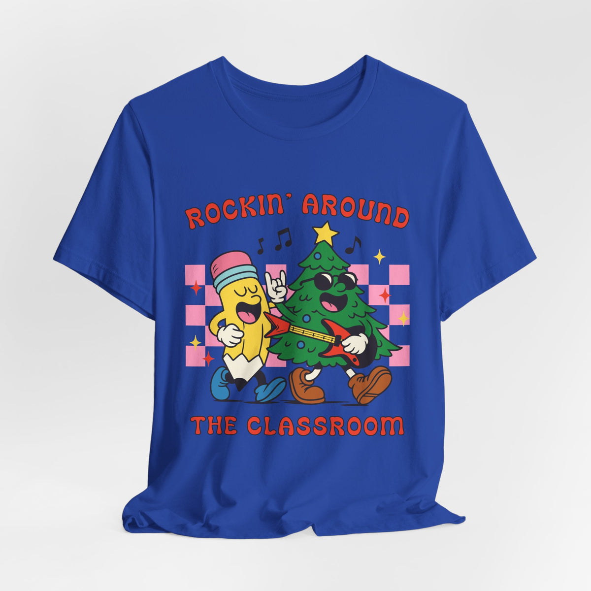 Rockin’ Around the Classroom Christmas Teacher T-Shirt