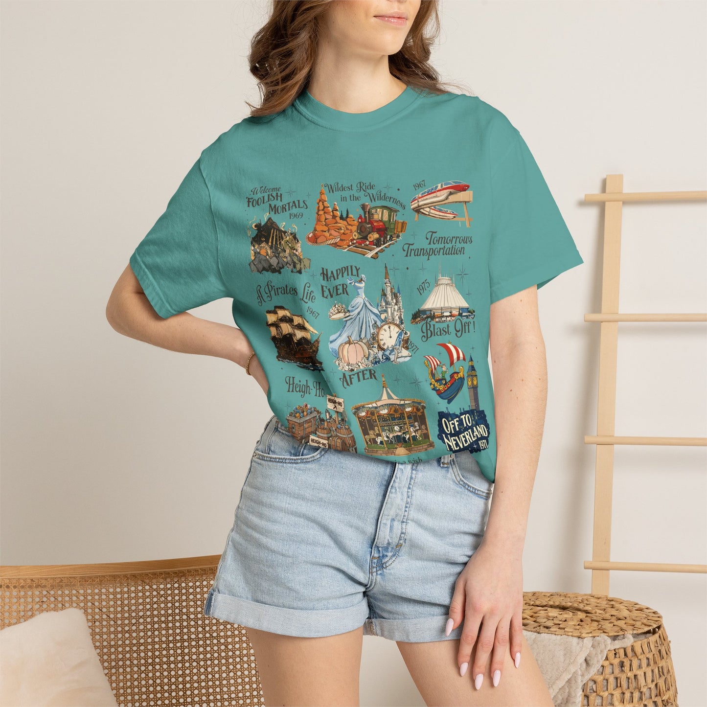 Theme Park Rides T-Shirt — Vintage Attraction Tee