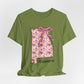 Alabama Floral State Tee — Pink Bow & Script