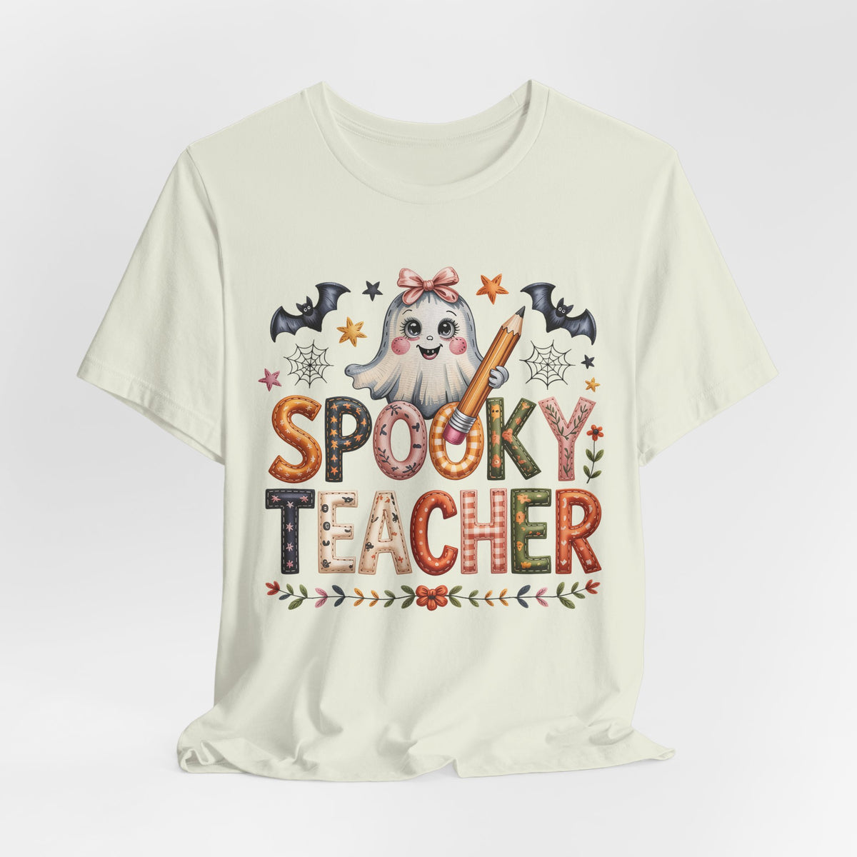 Patchwork Spooky Teacher Graphic Tee