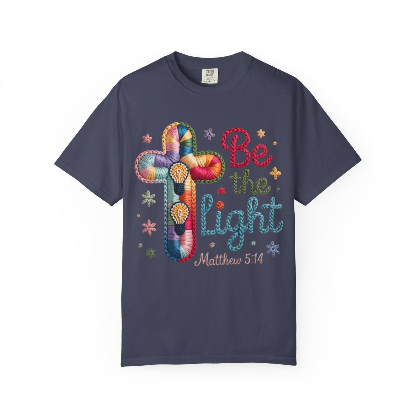 Be the Light T-Shirt — Matthew 5:14 Christian Cross Tee