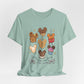 Snack Character T-Shirt — “Just Here for the Snacks” Graphic Tee