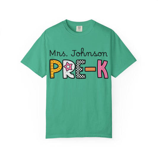 Personalized Pre-K Teacher T-Shirt