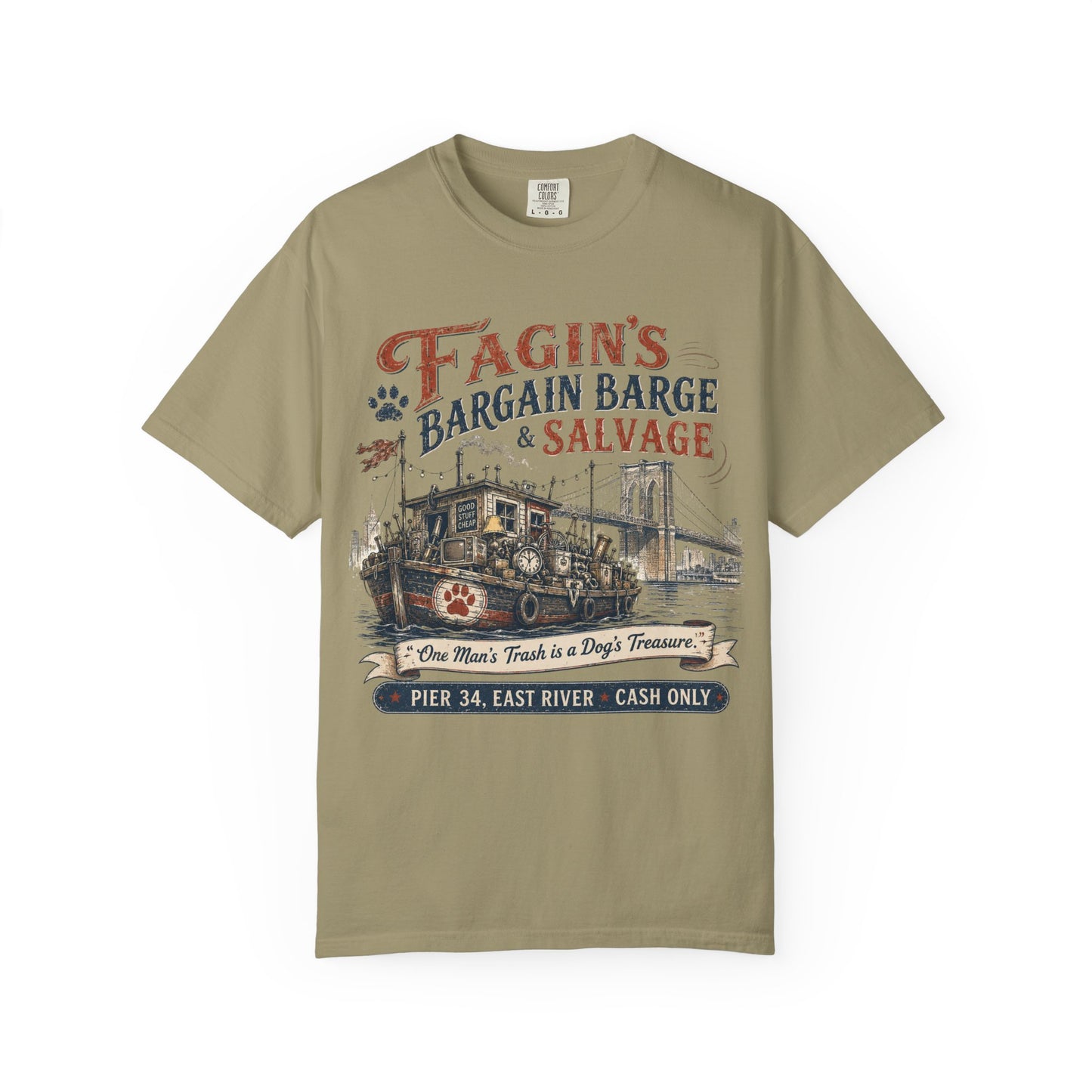 Fagin's Bargain Barge & Salvage Graphic T-Shirt