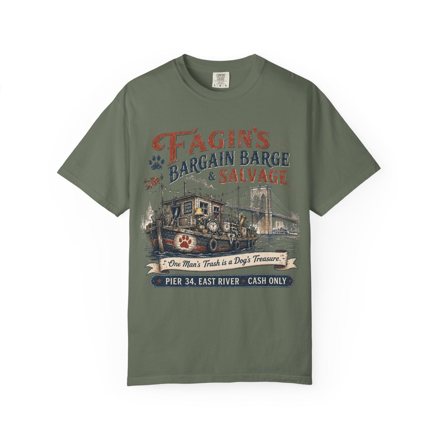Fagin's Bargain Barge & Salvage Graphic T-Shirt