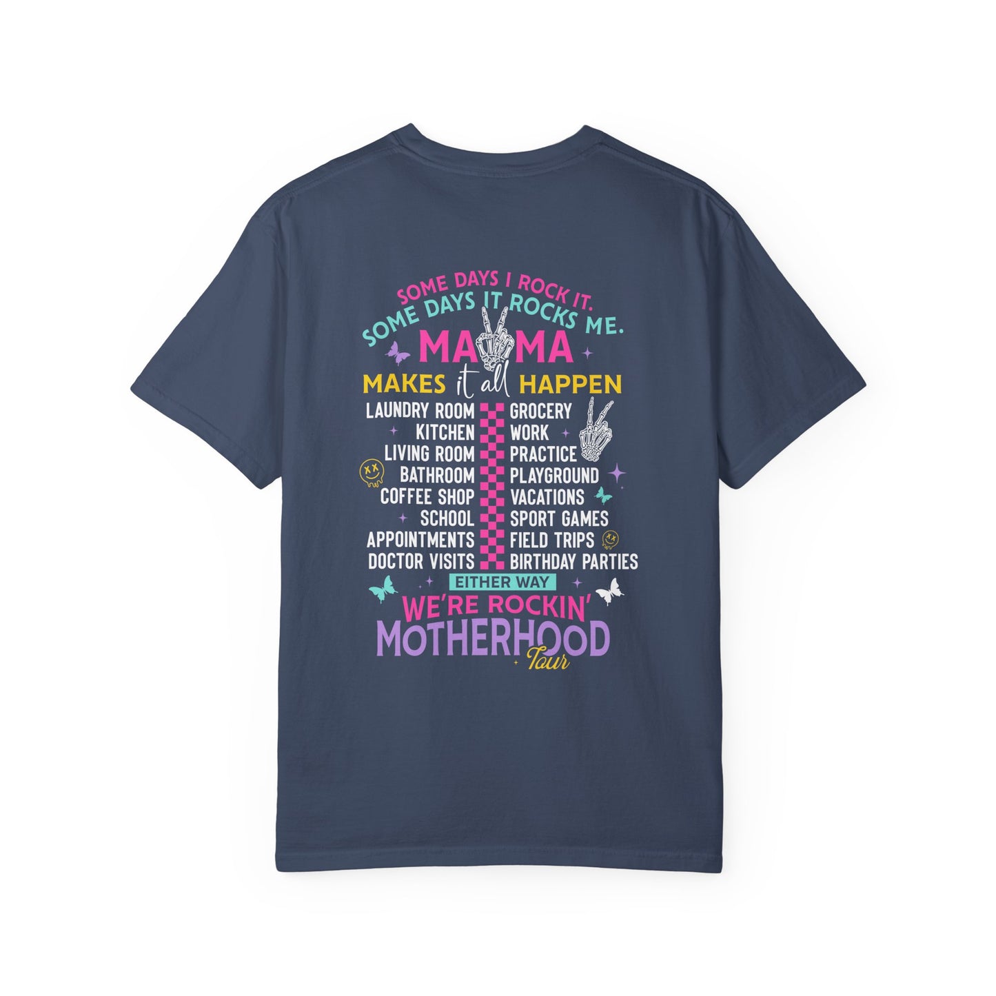 Mama Makes It Happen T-Shirt — Funny Graphic Tee Celebrating Motherhood