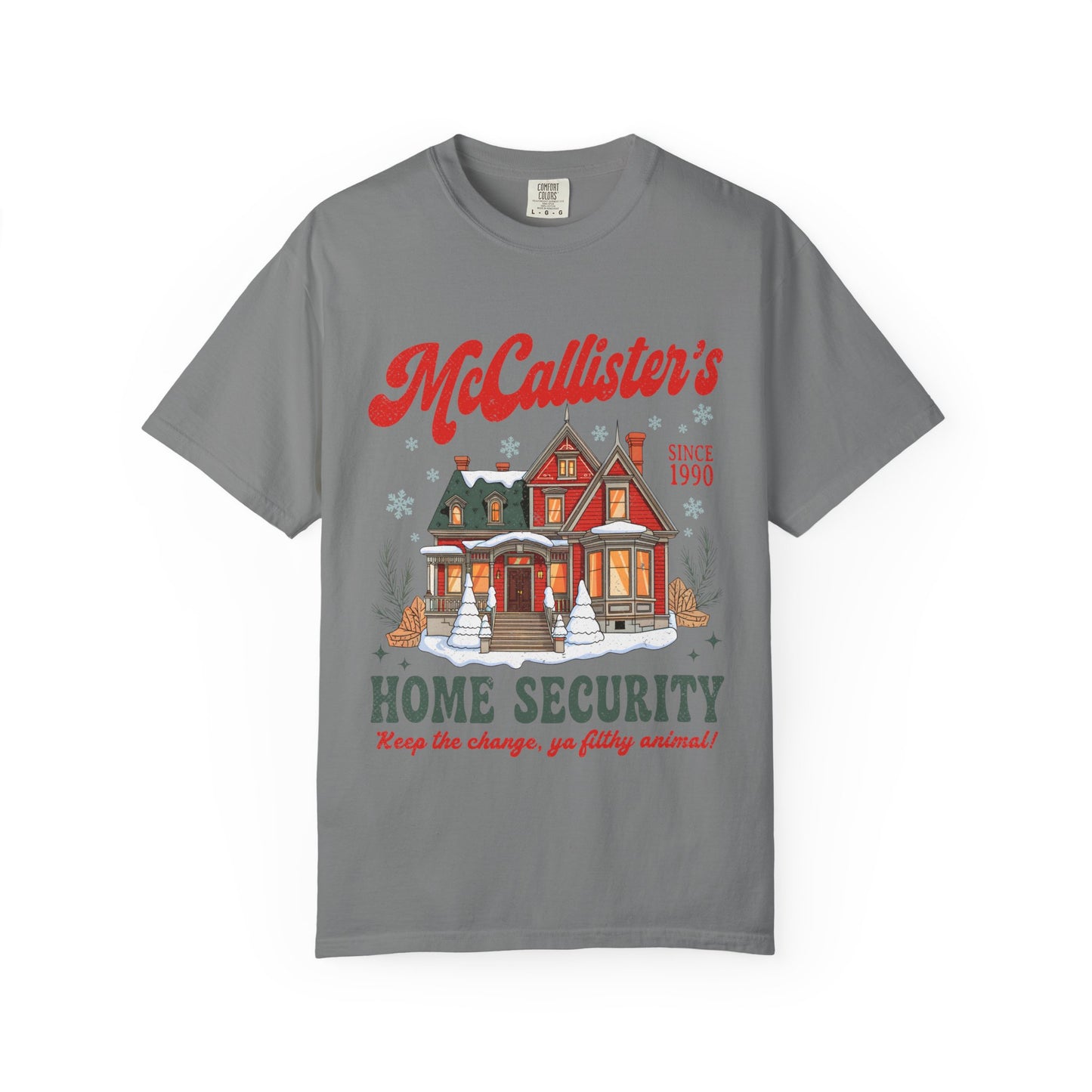 McCallister's Home Security T-Shirt — Christmas Vacation Movie Cozy Tee