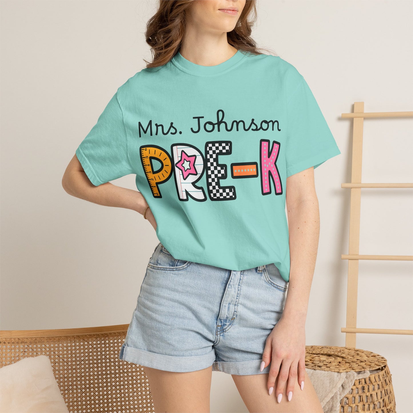 Personalized Pre-K Teacher T-Shirt