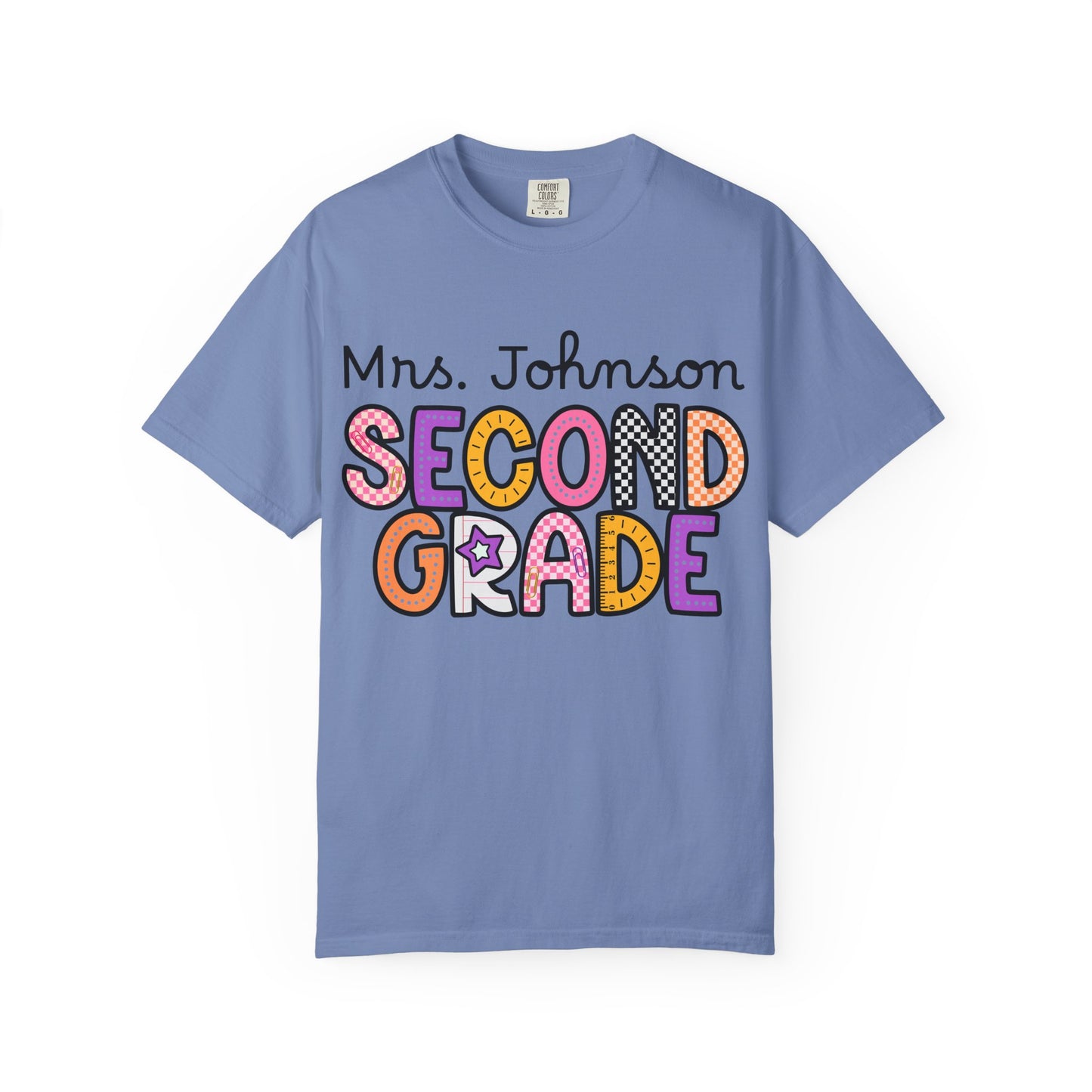 Personalized Second Grade Teacher T-Shirt
