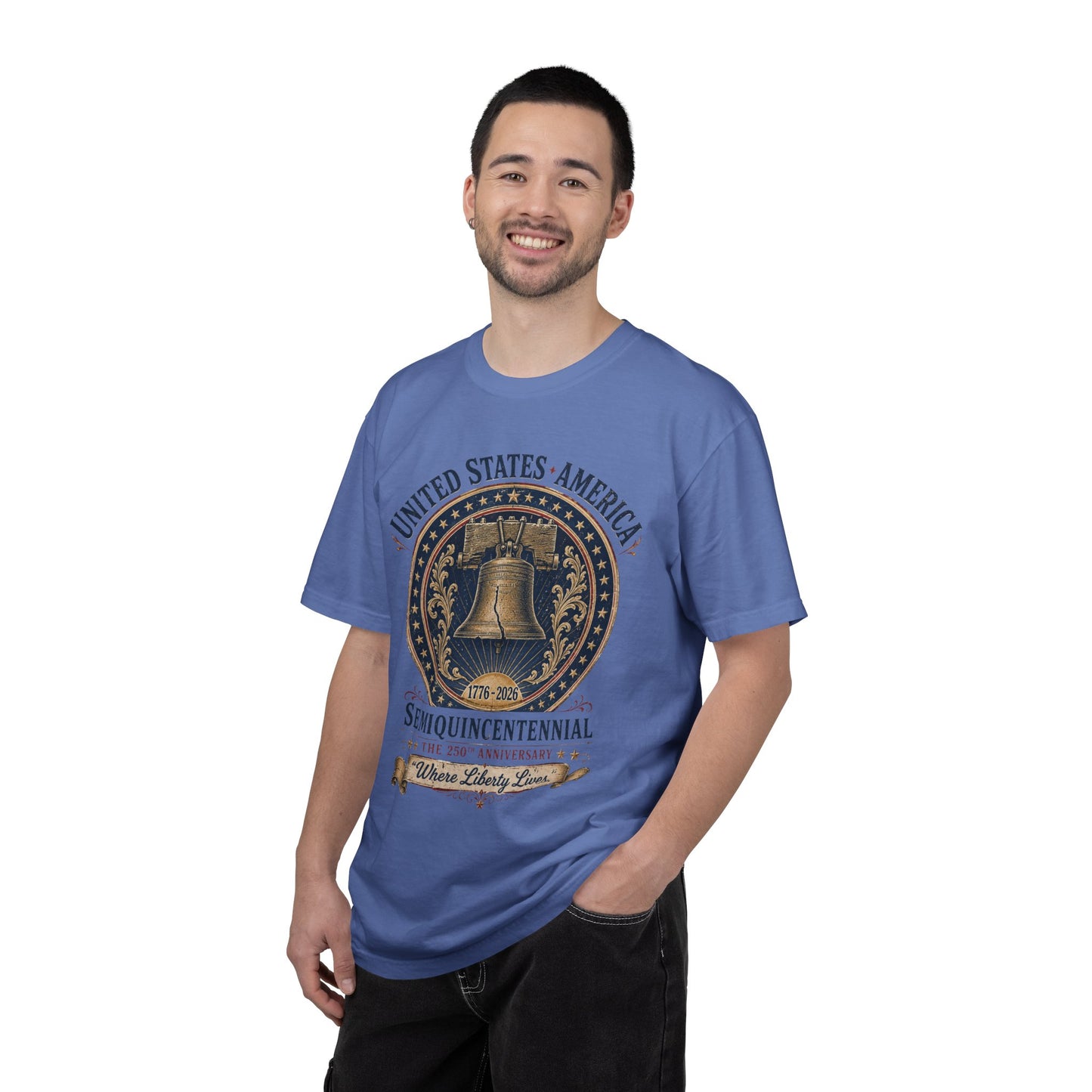 Semiquincentennial Liberty Bell T-Shirt — 250th USA Anniversary Tee