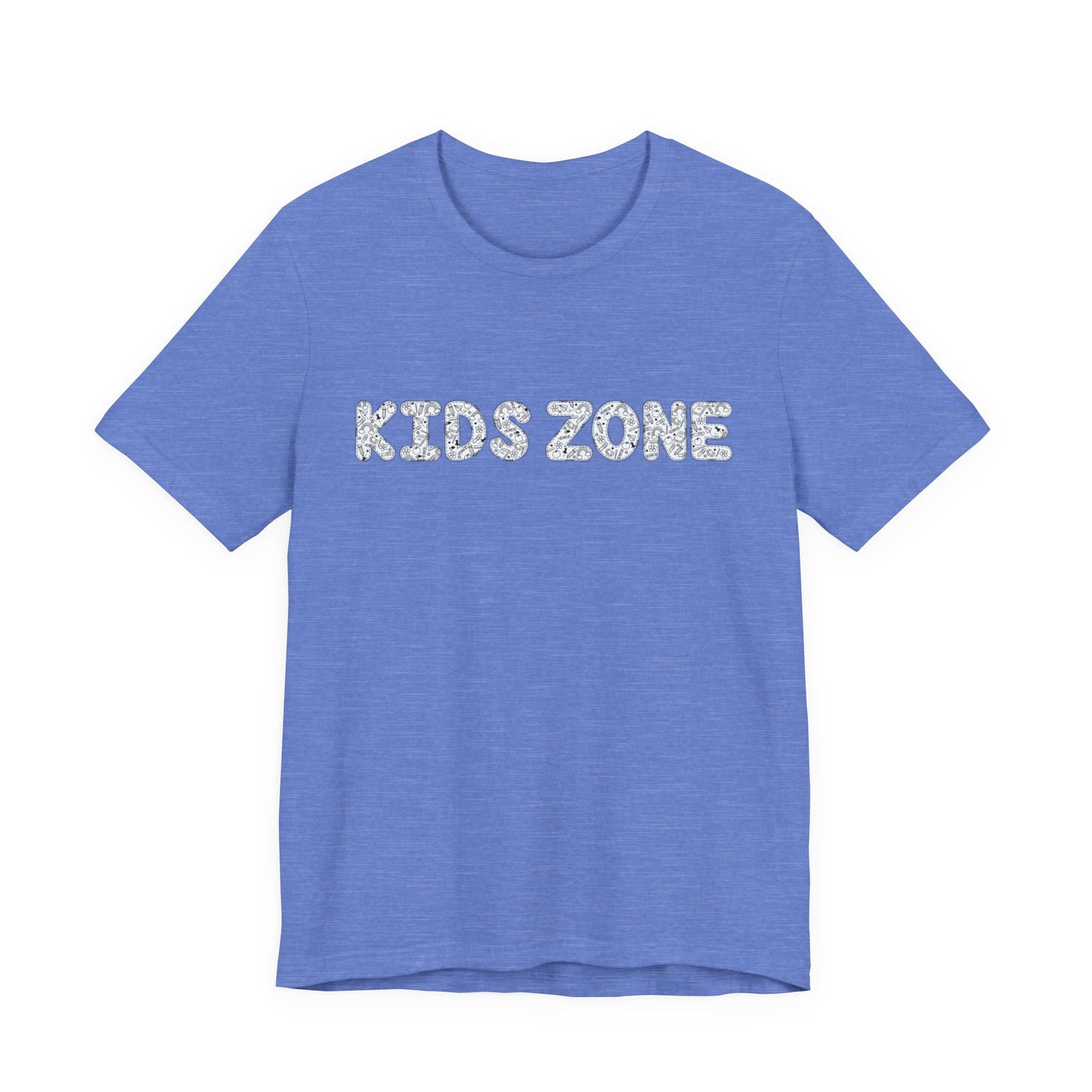 Kids Zone Daycare T-Shirt — School Doodles Lettering