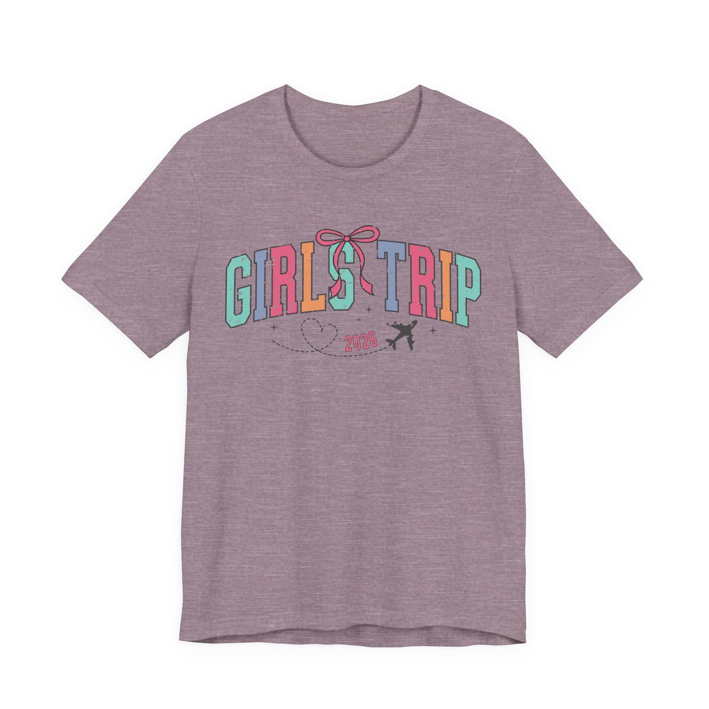Girls' Trip Tee — Retro Pastel Travel Graphic T‑Shirt (2026)