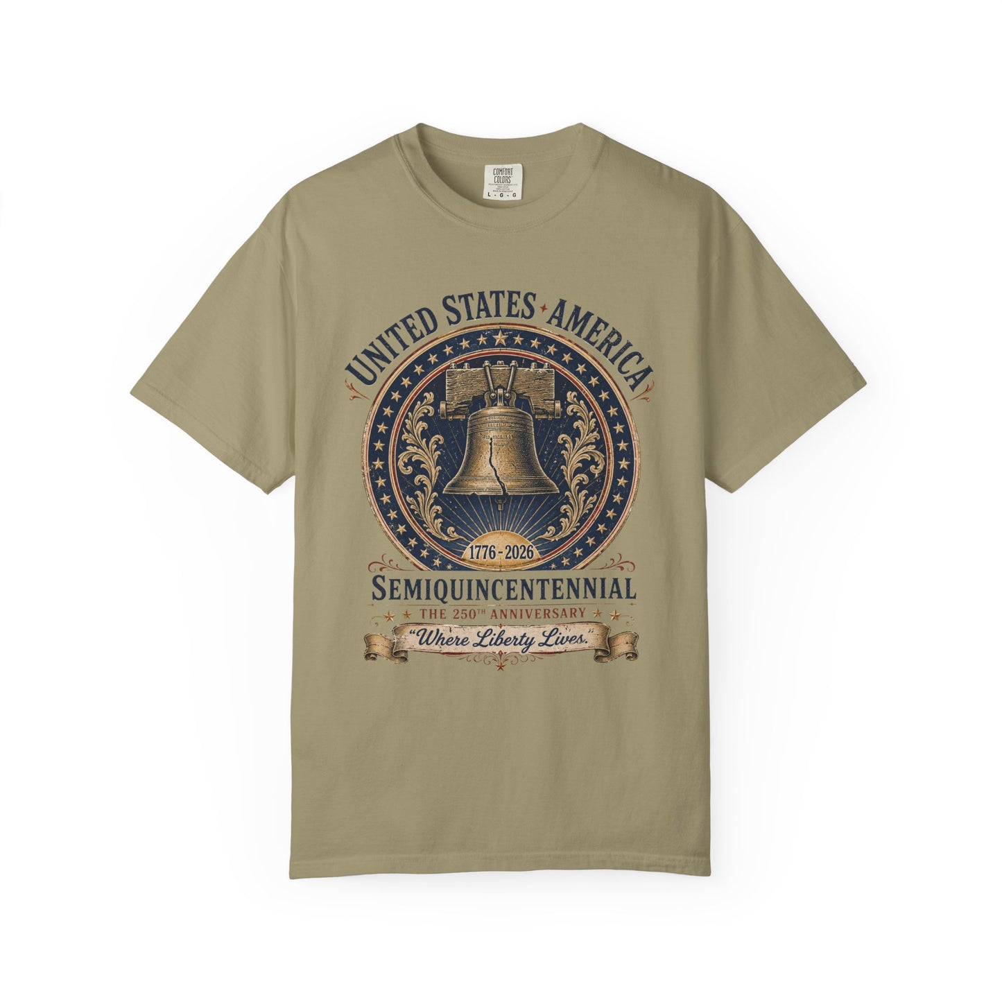 Semiquincentennial Liberty Bell T-Shirt — 250th USA Anniversary Tee