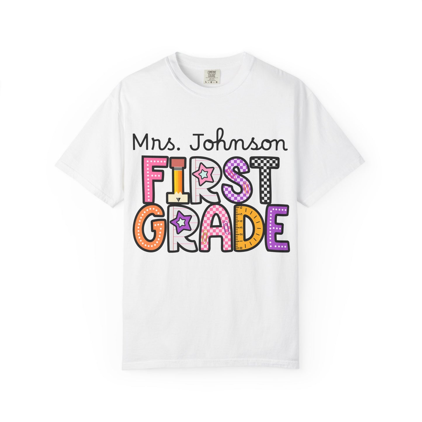 Personalized First Grade Teacher T-Shirt