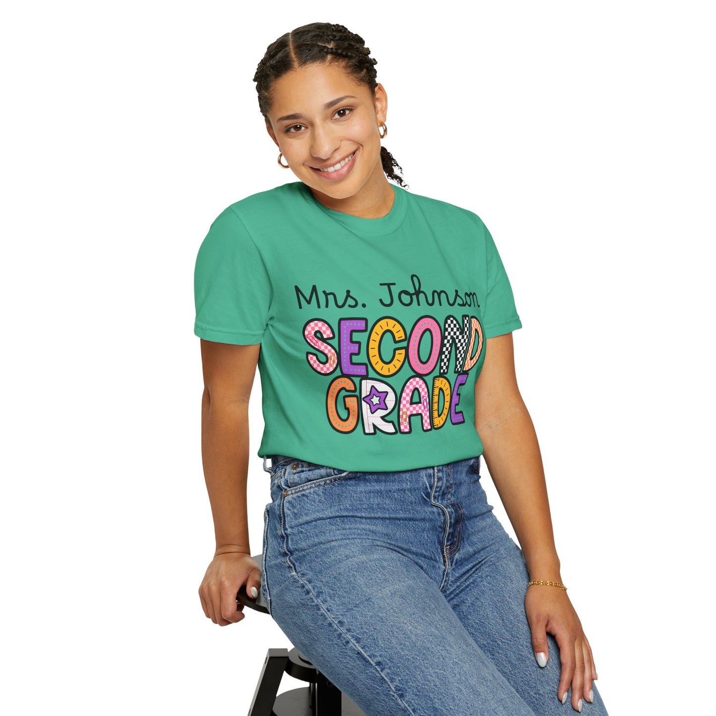 Personalized Second Grade Teacher T-Shirt