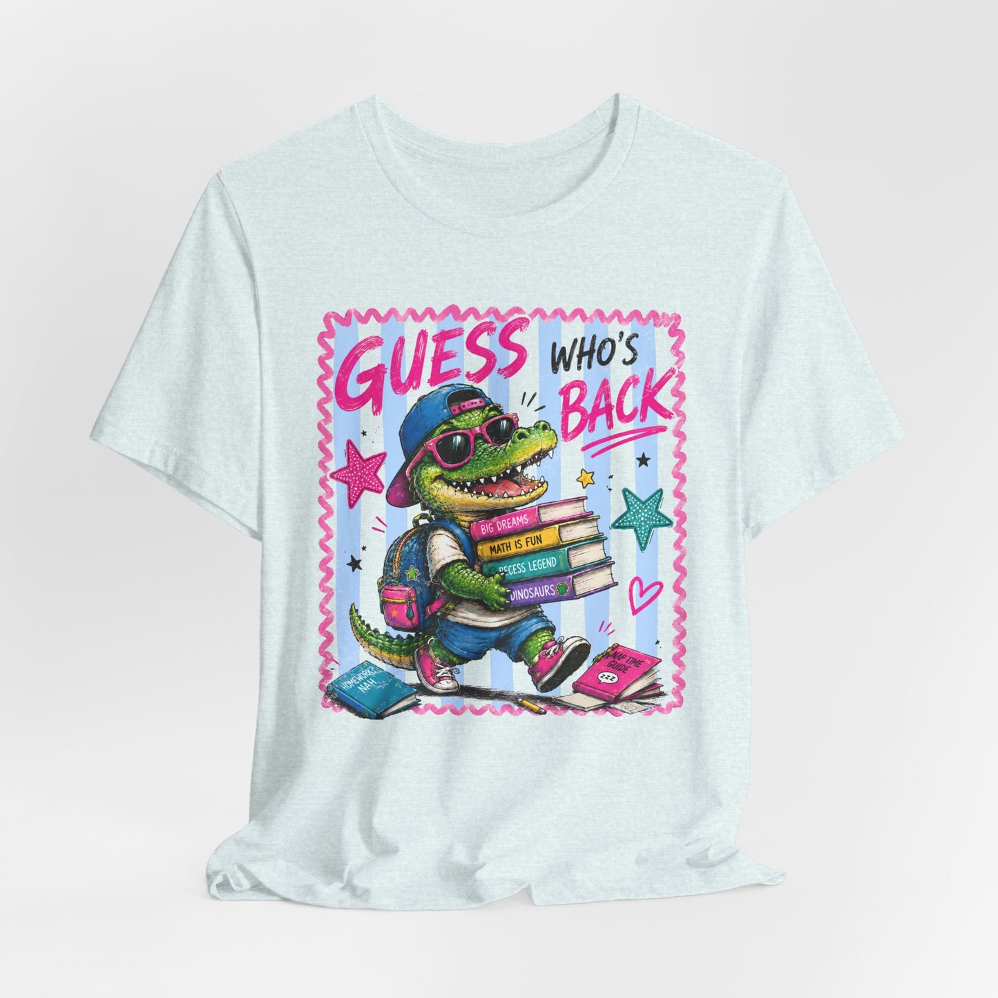 Guess Who's Back / Back Again Back to School Crocodile Teacher Tee