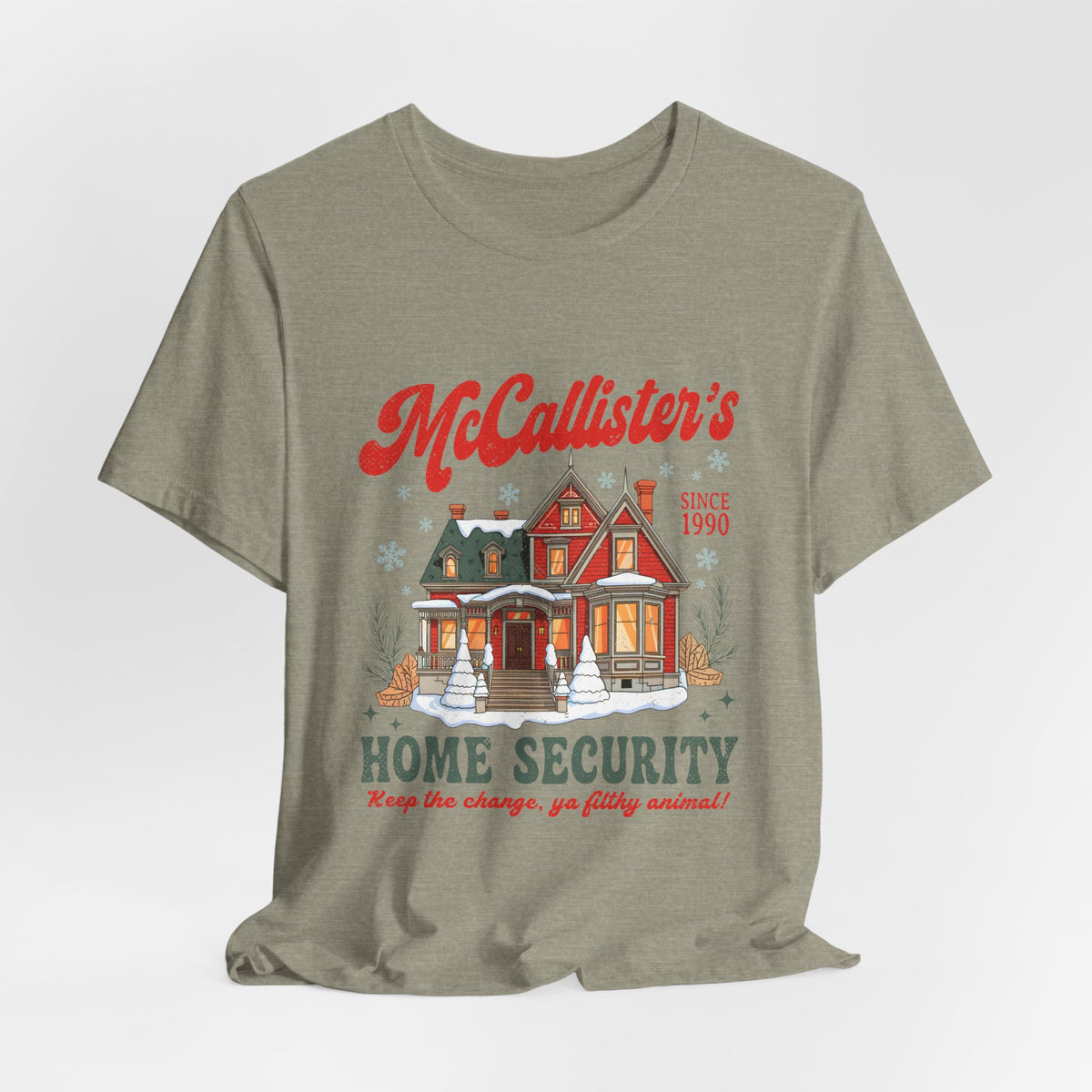 McCallister's Home Security T-Shirt — Christmas Vacation Movie Cozy Tee