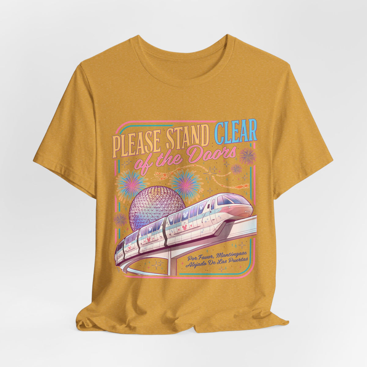 Please Stand Clear of the Doors Monorail T-Shirt — Retro Park Tee