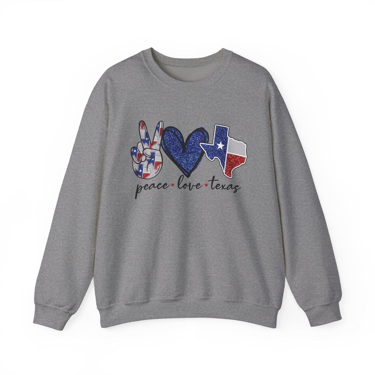 Peace Love Texas Sweatshirt Crewneck