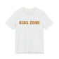 Kids Zone Daycare T-Shirt — Leopard Lettering