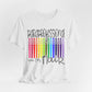 Rainbow Flair Pen School Staff Tee - Paraprofessional With Flair