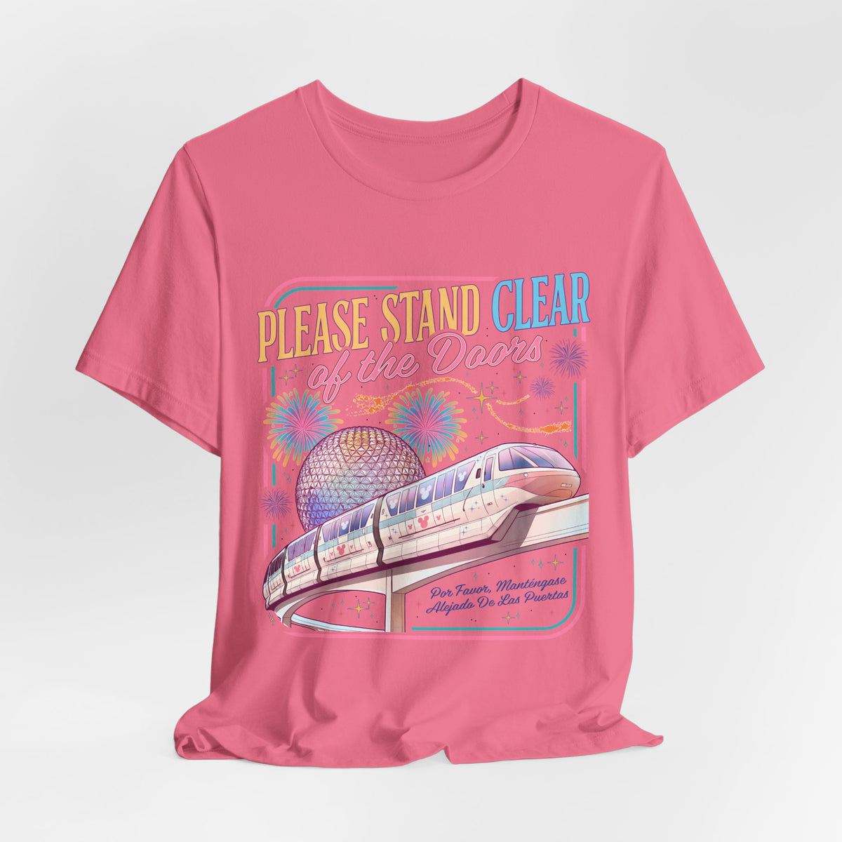 Please Stand Clear of the Doors Monorail T-Shirt — Retro Park Tee