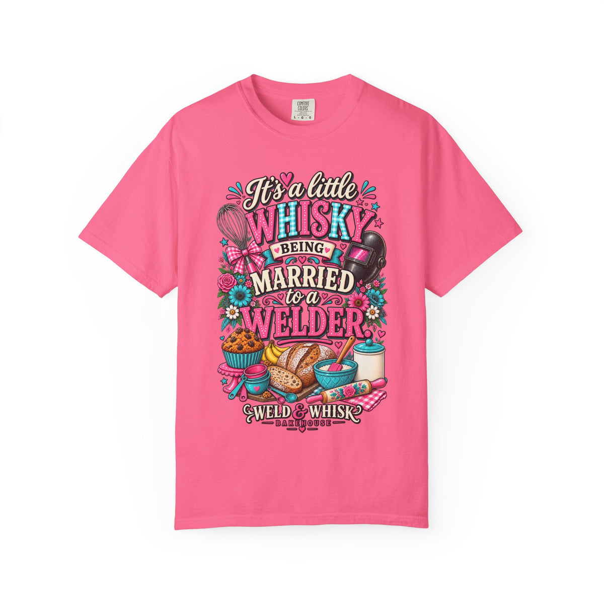 It's a Little Whisky Being Married to a Welder T-Shirt — Funny Welder Wife Gift