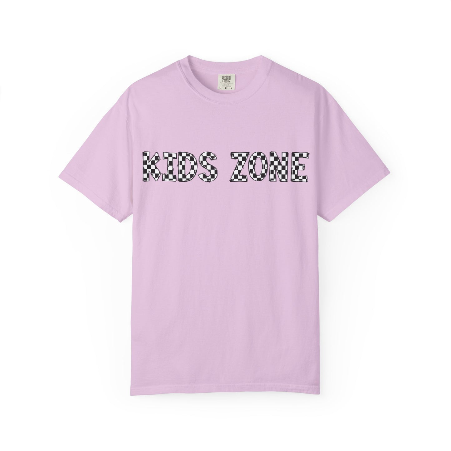 Kids Zone Daycare T-Shirt - Checkered Print
