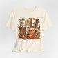Fall Y’all T-Shirt — Cowboy Boots, Pumpkins & Sunflower Autumn Tee