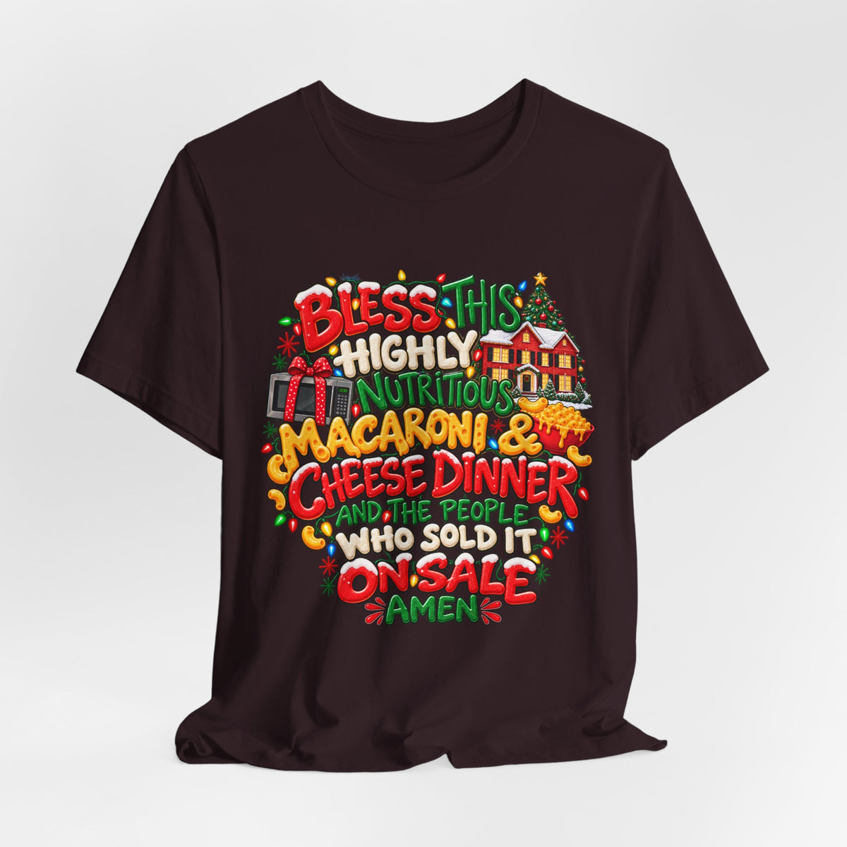 Bless This Highly Nutritious Macaroni & Cheese Dinner - Graphic Holiday Tee