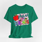 Colorful Faux Glitter Tee - PE Teacher