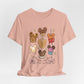 Snack Character T-Shirt — “Just Here for the Snacks” Graphic Tee