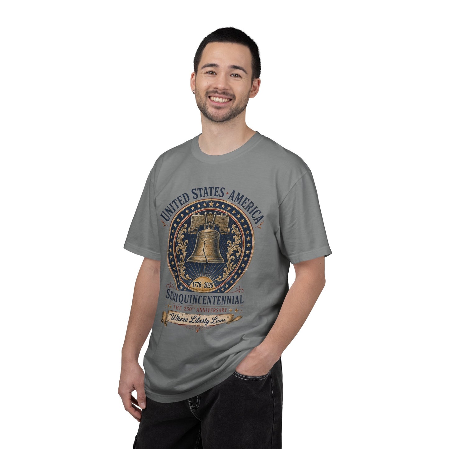 Semiquincentennial Liberty Bell T-Shirt — 250th USA Anniversary Tee