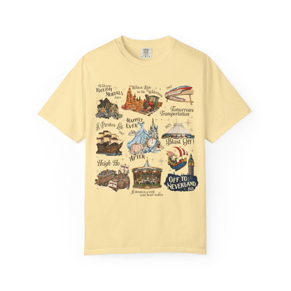 Theme Park Rides T-Shirt — Vintage Attraction Tee