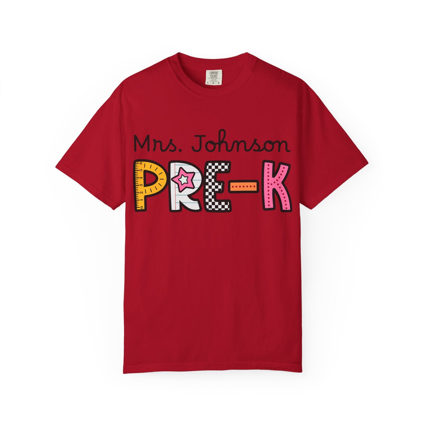 Personalized Pre-K Teacher T-Shirt