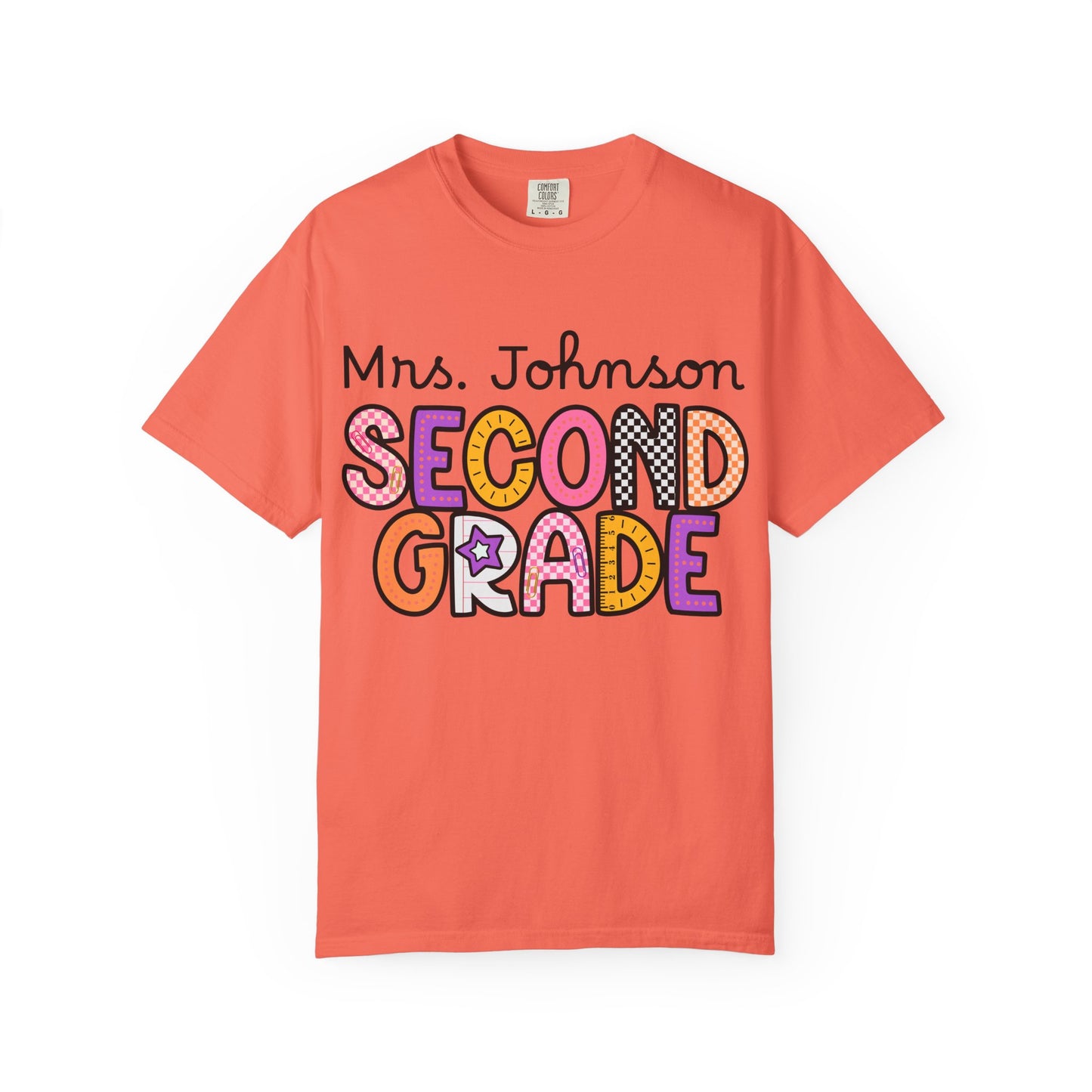 Personalized Second Grade Teacher T-Shirt
