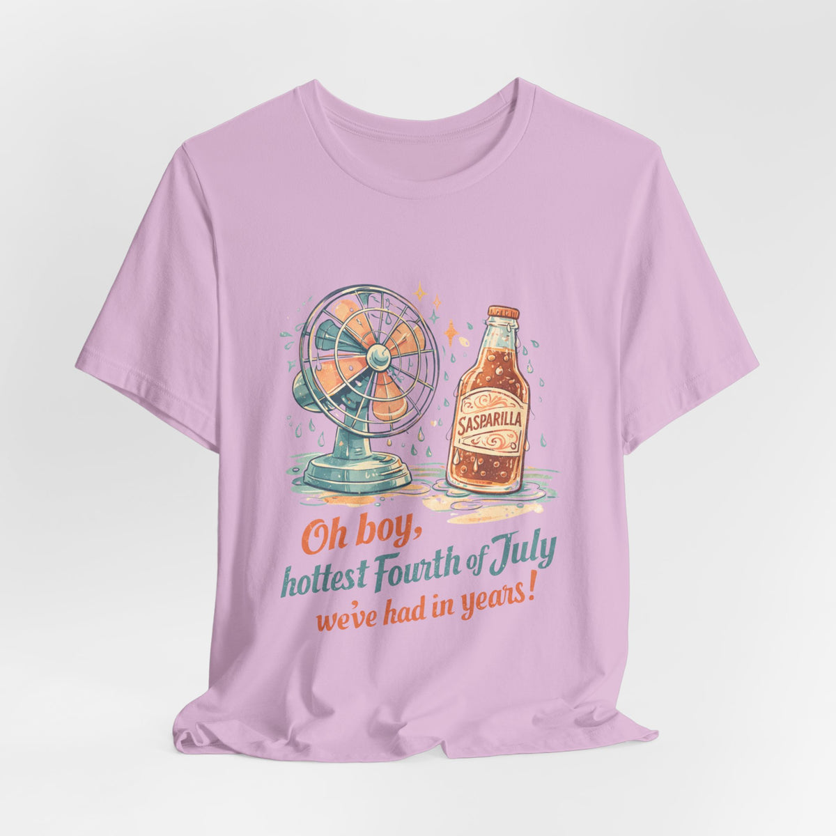 Progress Retro Tee — “Oh boy, hottest Fourth of July we’ve had in years!”