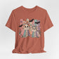Quilted Cute Ghost Sisters Halloween T-Shirt
