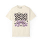 Boo Checkerboard Bow Halloween Graphic Tee
