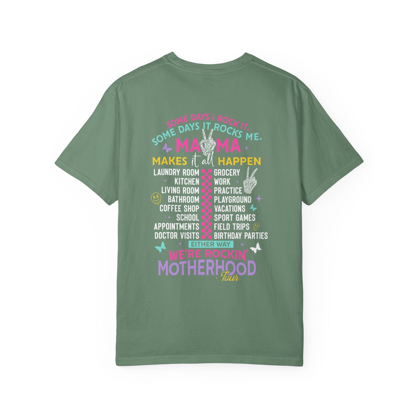 Mama Makes It Happen T-Shirt — Funny Graphic Tee Celebrating Motherhood