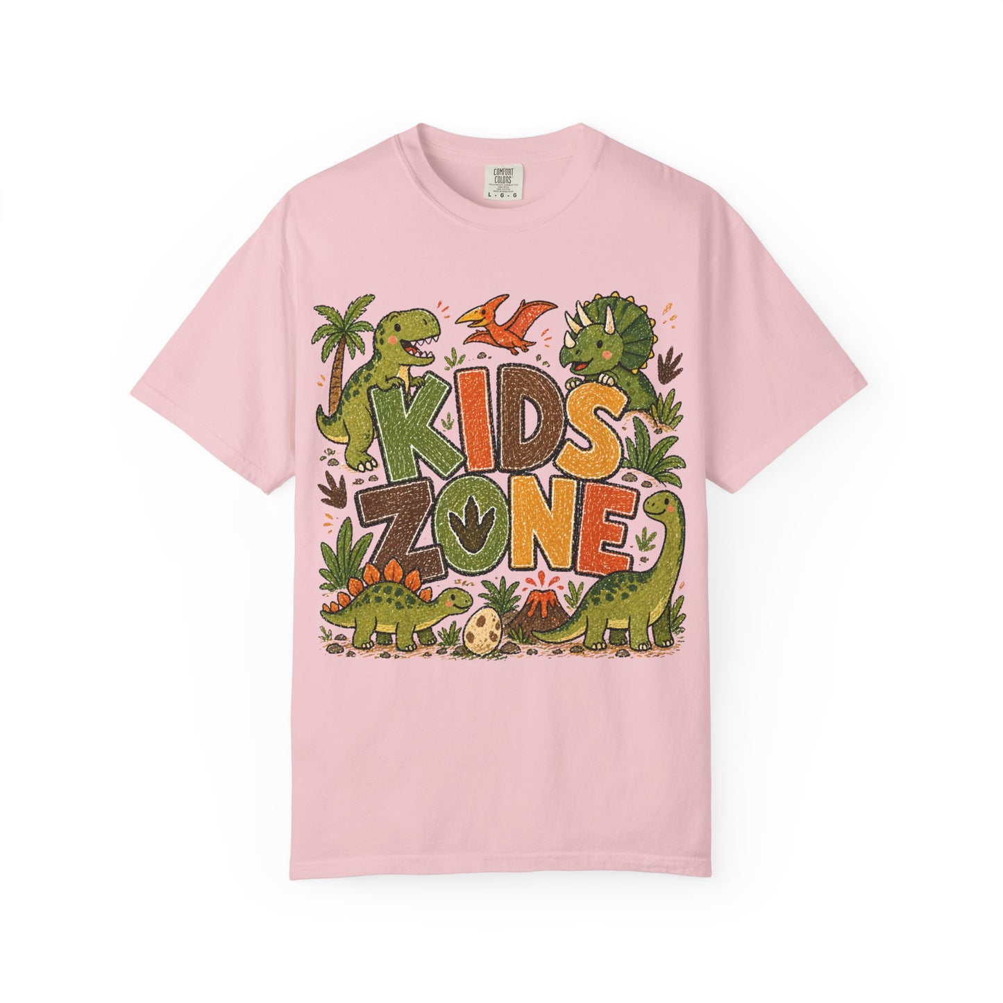 Kids Zone Daycare T-Shirt - Dino Crayon