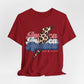 Patriotic Leopard Print America, Born & Raised - Graphic Tee