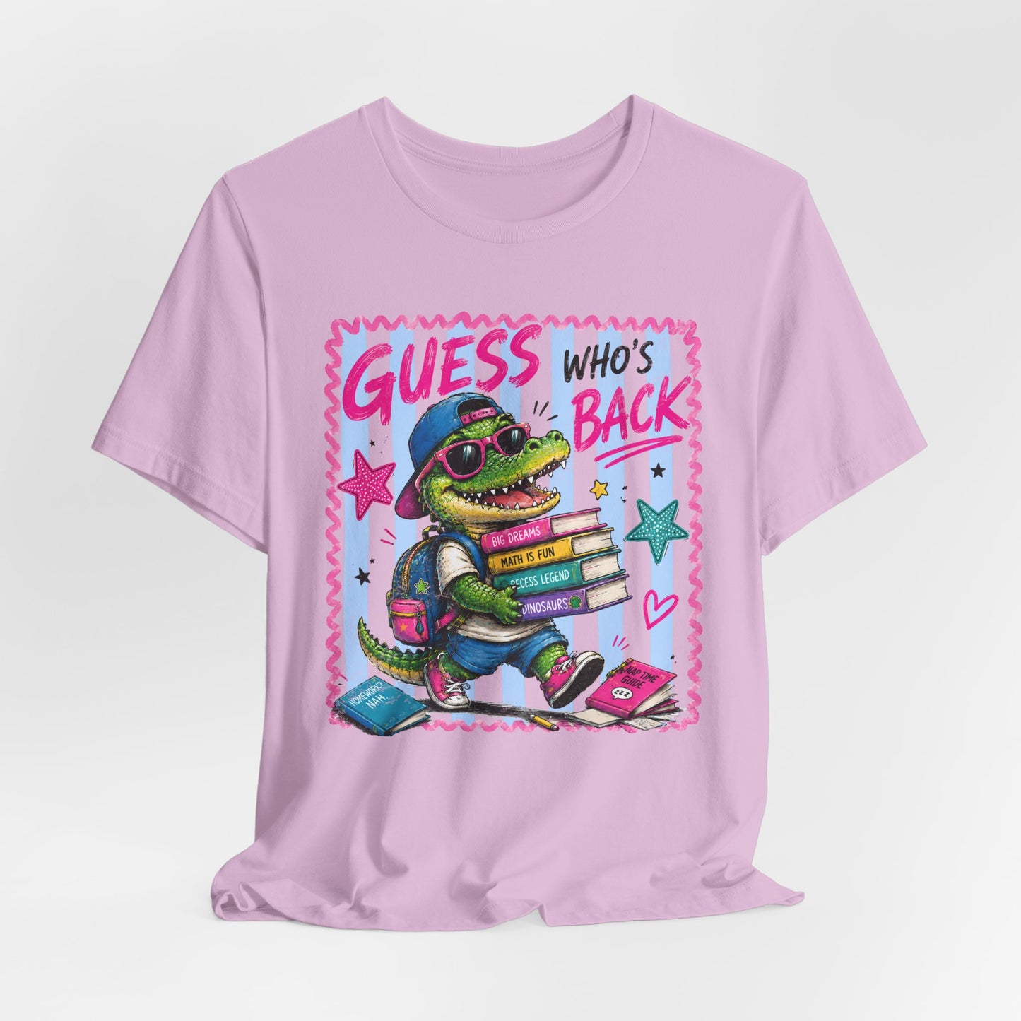 Guess Who's Back / Back Again Back to School Crocodile Teacher Tee