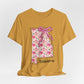 Alabama Floral State Tee — Pink Bow & Script
